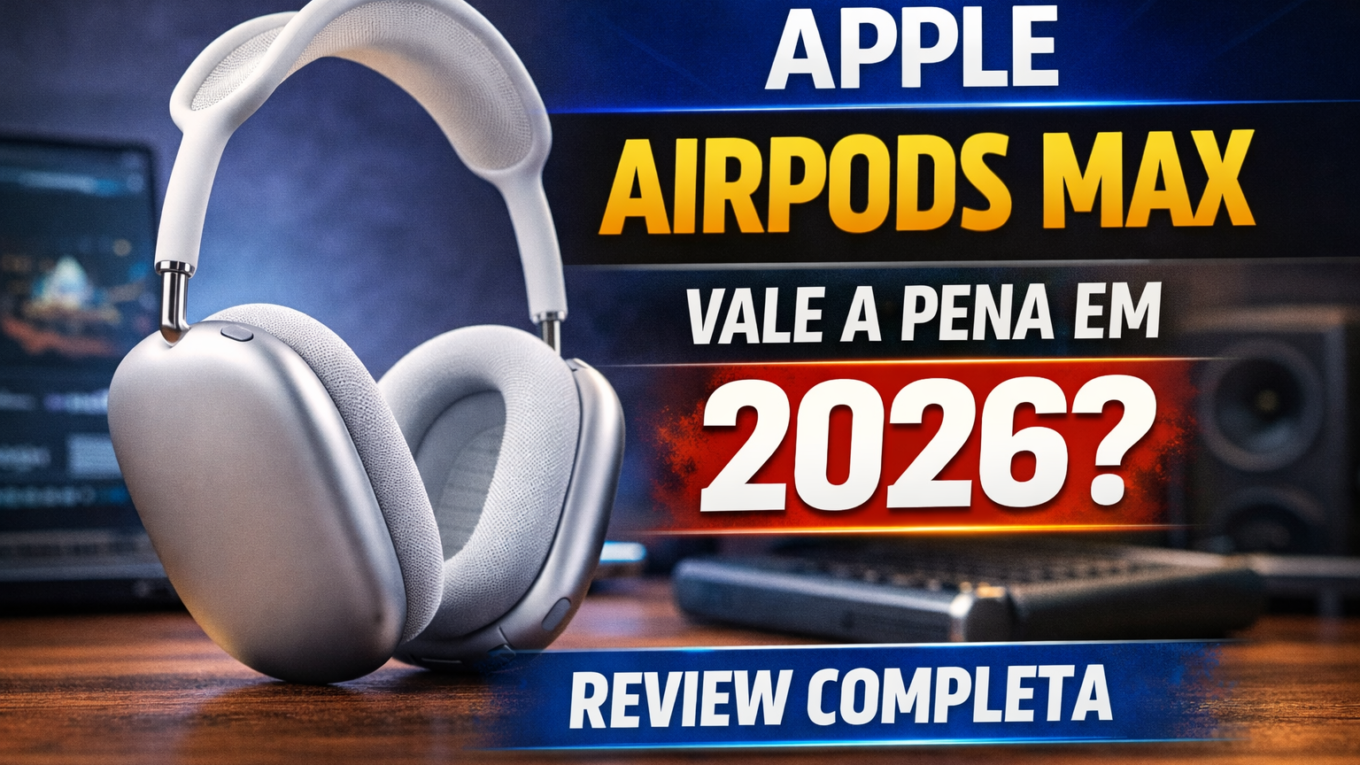 Apple AirPods Max vale a pena em 2026 – review completa do headphone premium