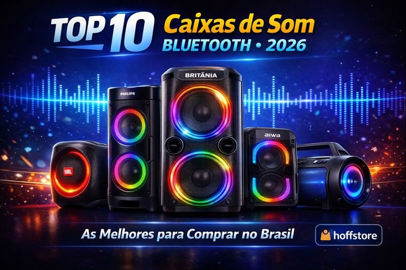 melhores caixas de som bluetooth 2026